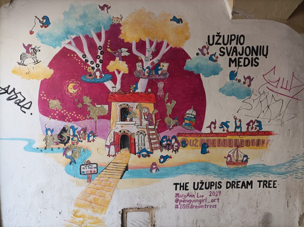 Repubblica di Uzupis Murales